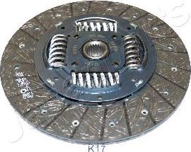 Japanparts DF-K17 - Clutch Disc autospares.lv