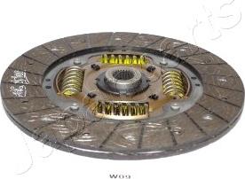 Japanparts DF-W09 - Clutch Disc autospares.lv