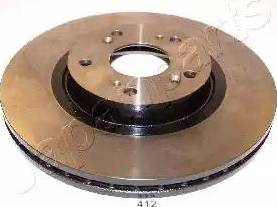 Japanparts DI-412 - Brake Disc autospares.lv