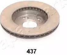 Japanparts DI-437 - Brake Disc autospares.lv