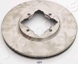 Japanparts DI-424 - Brake Disc autospares.lv