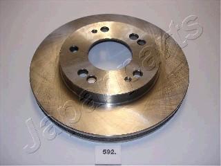 Japanparts DI-592 - Brake Disc autospares.lv