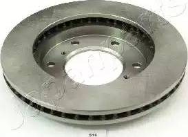 Japanparts DI-516 - Brake Disc autospares.lv