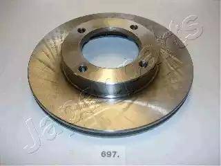 Japanparts DI-697 - Brake Disc autospares.lv