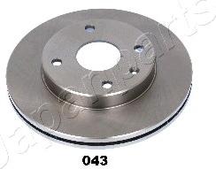 Japanparts DI-043 - Brake Disc autospares.lv