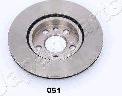 Japanparts DI-051 - Brake Disc autospares.lv