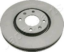 Japanparts DI-0607 - Brake Disc autospares.lv