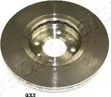 Japanparts DI-033 - Brake Disc autospares.lv