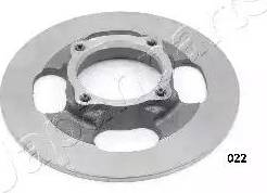 Japanparts DI-022 - Brake Disc autospares.lv