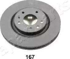 Japanparts DI-167 - Brake Disc autospares.lv