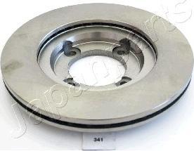 Japanparts DI-341 - Brake Disc autospares.lv