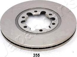 Japanparts DI-355 - Brake Disc autospares.lv