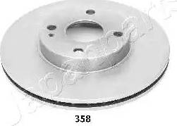 Japanparts DI-358 - Brake Disc autospares.lv