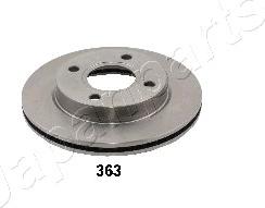 Japanparts DI-363 - Brake Disc autospares.lv