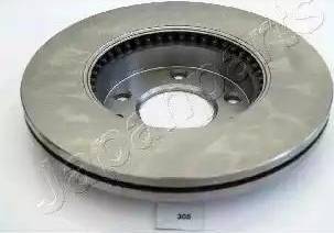 Japanparts DI-305 - Brake Disc autospares.lv