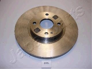 Japanparts DI-315 - Brake Disc autospares.lv