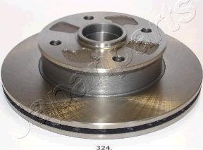 Japanparts DI-324 - Brake Disc autospares.lv