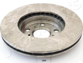 Japanparts DI-252 - Brake Disc autospares.lv