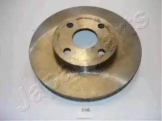 Japanparts DI-208 - Brake Disc autospares.lv