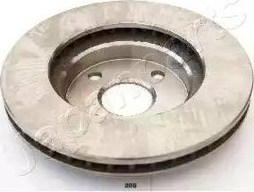 Japanparts DI-208 - Brake Disc autospares.lv