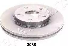 Japanparts DI-2033 - Brake Disc autospares.lv