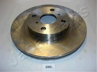 Japanparts DI-288 - Brake Disc autospares.lv