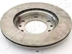 Japanparts DI-234 - Brake Disc autospares.lv