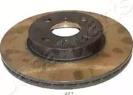 Japanparts DI-221 - Brake Disc autospares.lv