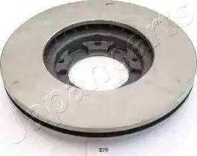 Japanparts DI-270 - Brake Disc autospares.lv