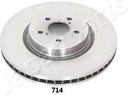 Japanparts DI-714 - Brake Disc autospares.lv