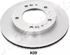 Japanparts DI-K09 - Brake Disc autospares.lv