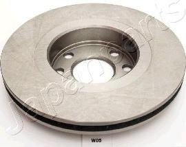 Japanparts DI-W05 - Brake Disc autospares.lv