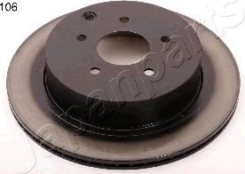 Japanparts DP-106 - Brake Disc autospares.lv