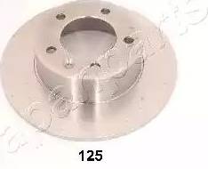 Japanparts DP-125 - Brake Disc autospares.lv