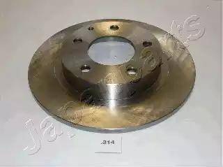 Japanparts DP-314 - Brake Disc autospares.lv