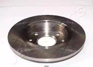 Japanparts DP-312 - Brake Disc autospares.lv