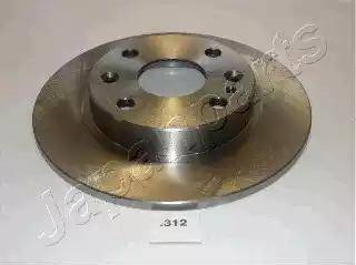 Japanparts DP-312 - Brake Disc autospares.lv