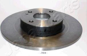 Japanparts DP-322 - Brake Disc autospares.lv