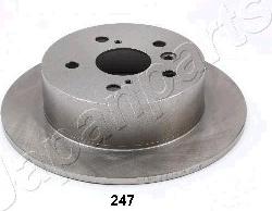 Japanparts DP-247 - Brake Disc autospares.lv