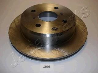 Japanparts DP-206 - Brake Disc autospares.lv