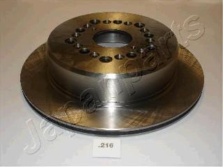 Japanparts DP-216 - Brake Disc autospares.lv