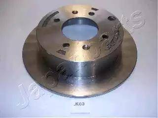 Japanparts DP-K03 - Brake Disc autospares.lv