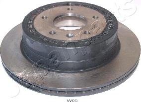 Japanparts DP-W05 - Brake Disc autospares.lv