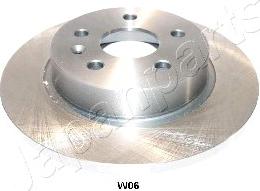 Japanparts DP-W06 - Brake Disc autospares.lv