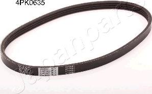 Japanparts DV-4PK0635 - V-Ribbed Belt autospares.lv