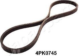 Japanparts DV-4PK0745 - V-Ribbed Belt autospares.lv