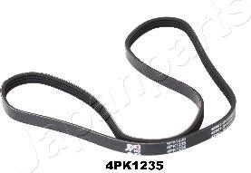 Japanparts DV-4PK1235 - V-Ribbed Belt autospares.lv