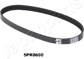 Japanparts DV-5PK0690 - V-Ribbed Belt autospares.lv