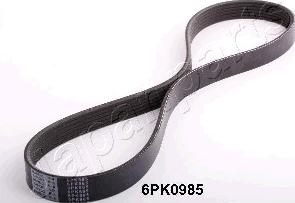 Japanparts DV-6PK0985 - V-Ribbed Belt autospares.lv