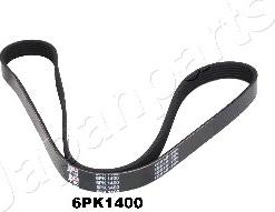 Japanparts DV-6PK1400 - V-Ribbed Belt autospares.lv